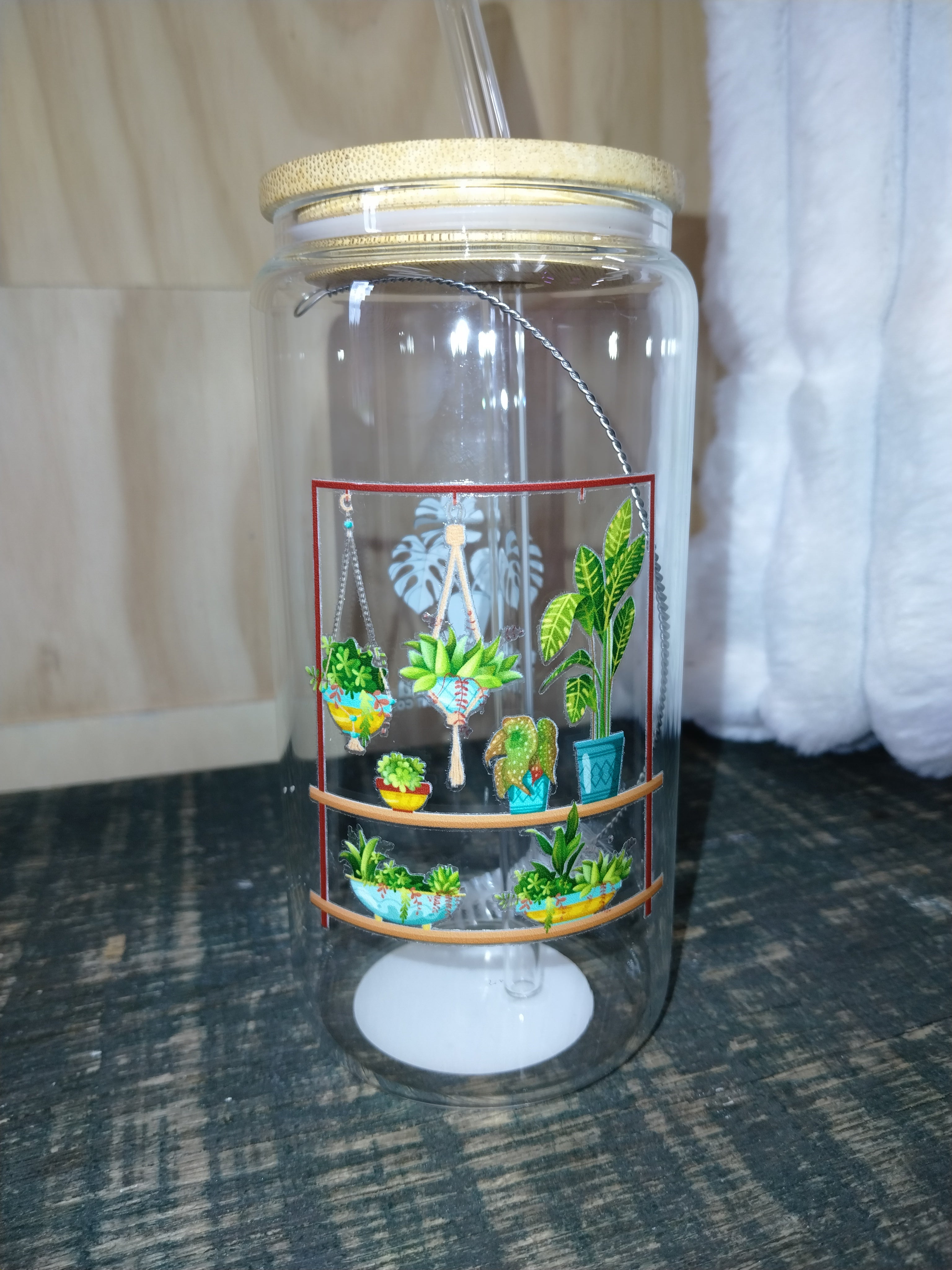glass tumbler