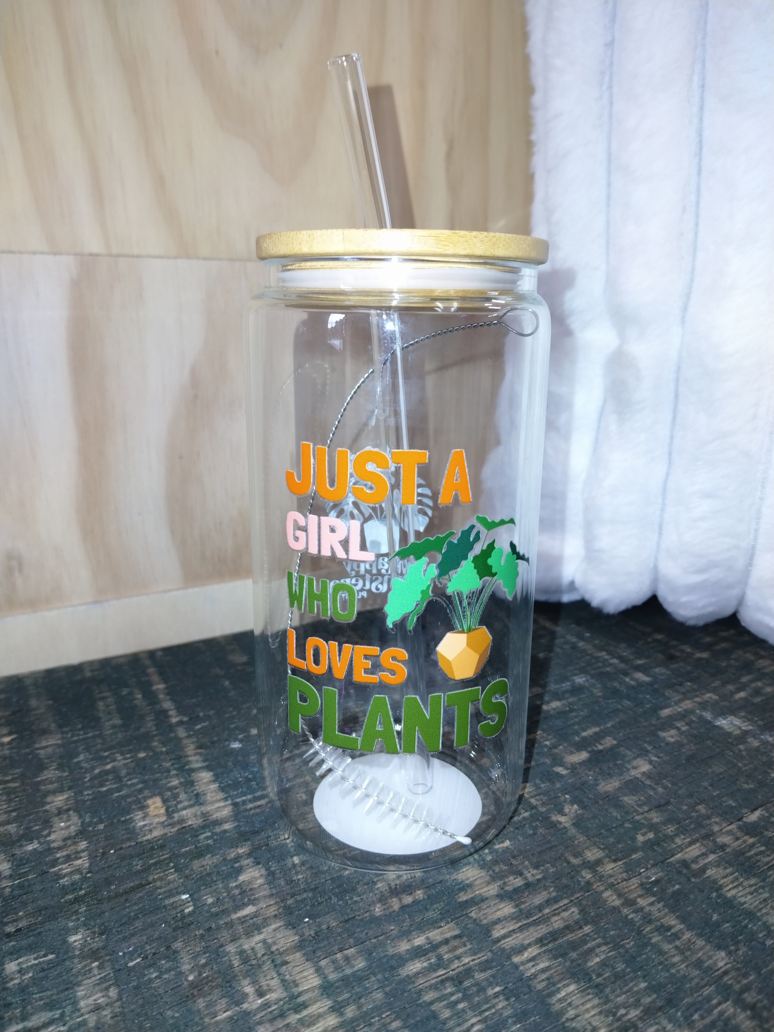 glass tumbler