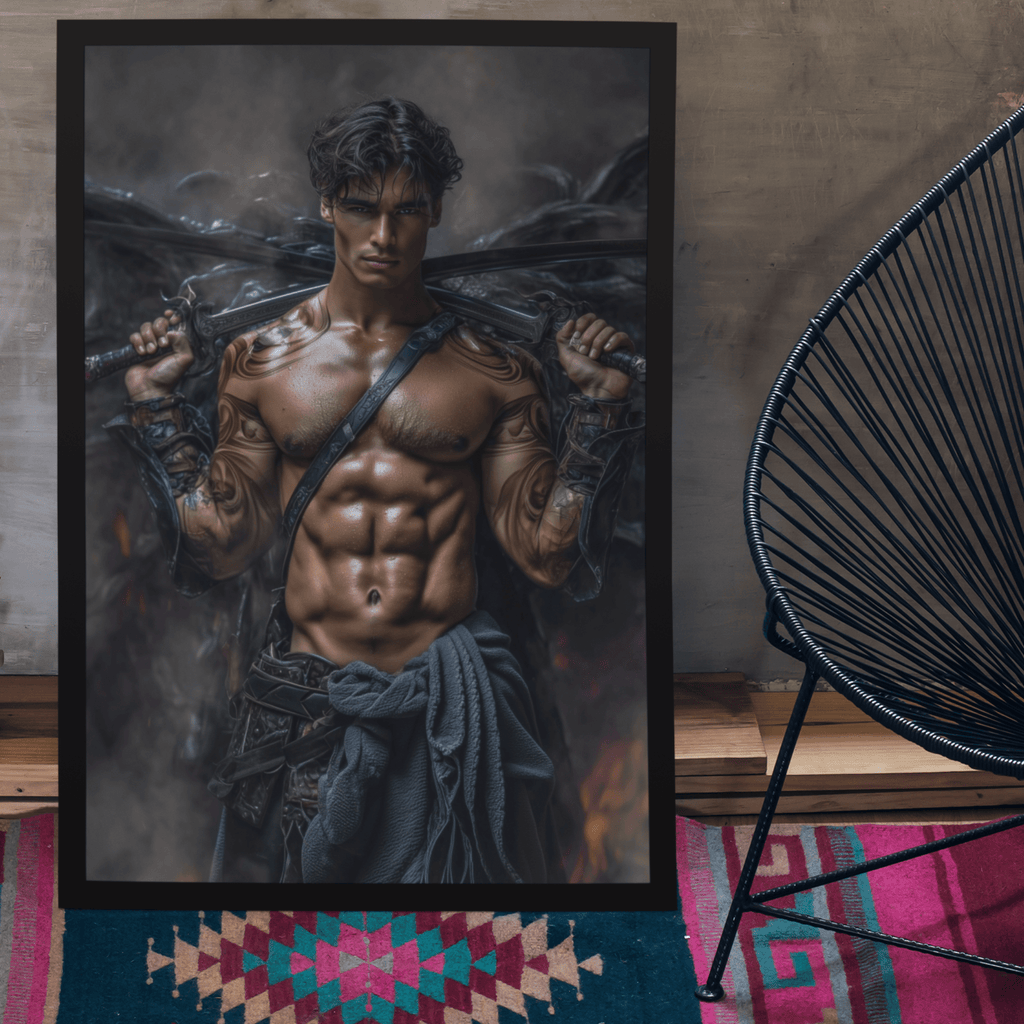 Shadow Daddies Fantasy Book Boyfriend Art Prints | Original Dark Romance Artwork