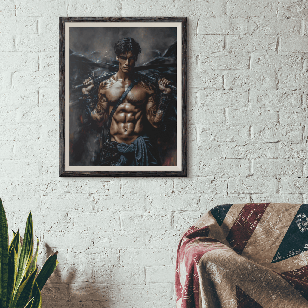 Shadow Daddies Fantasy Book Boyfriend Art Prints | Original Dark Romance Artwork