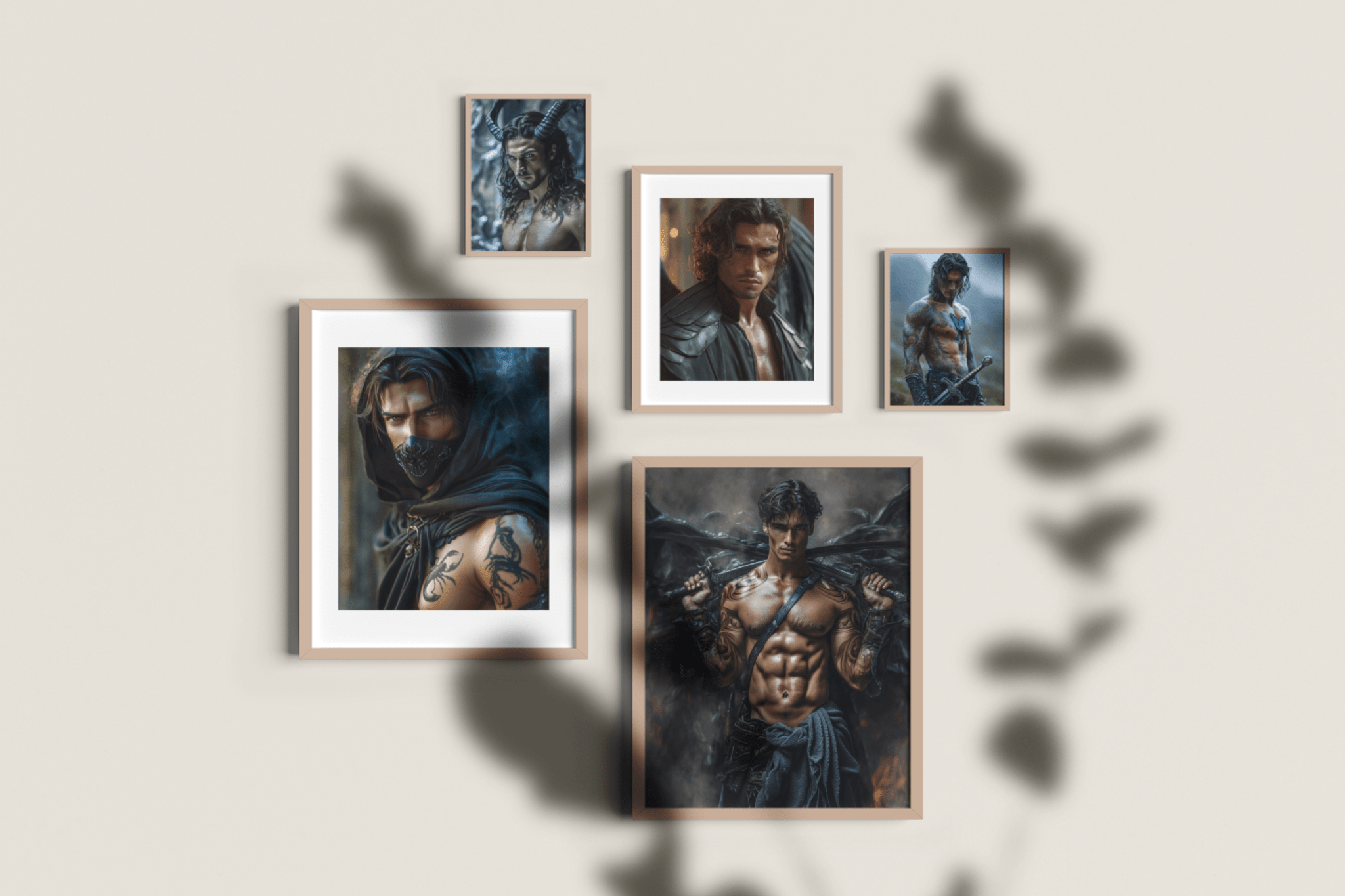 Shadow Daddies Fantasy Book Boyfriend Art Prints | Original Dark Romance Artwork